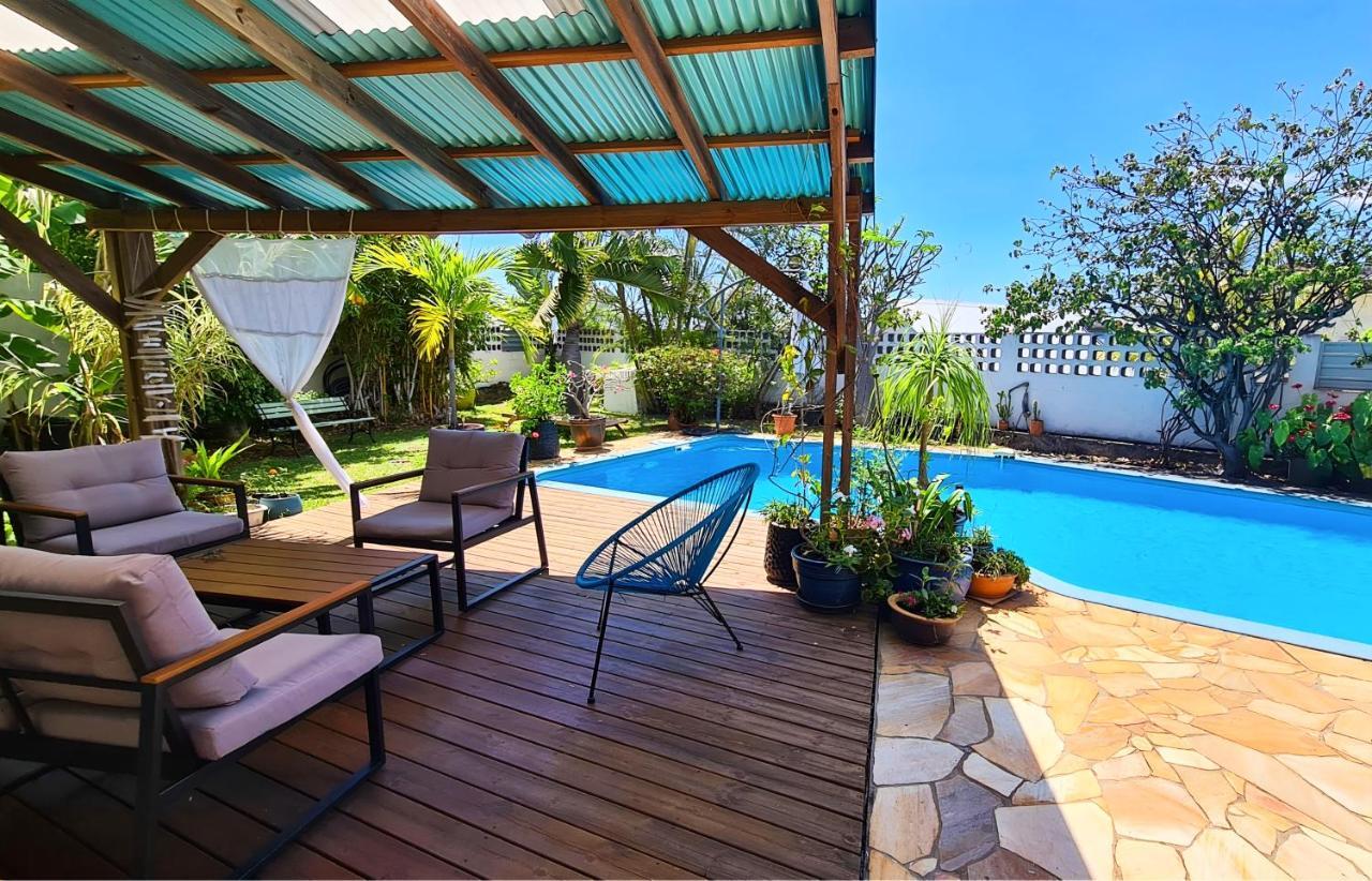Ti Case Fleurie * Piscine * Jardin Tropical Saint-Leu Esterno foto