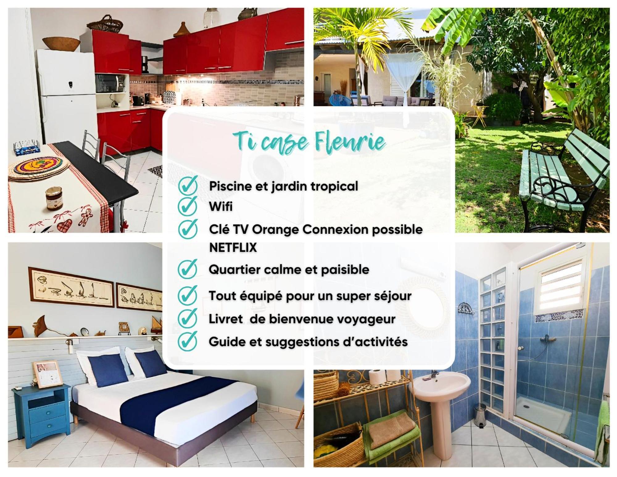Ti Case Fleurie * Piscine * Jardin Tropical Saint-Leu Esterno foto